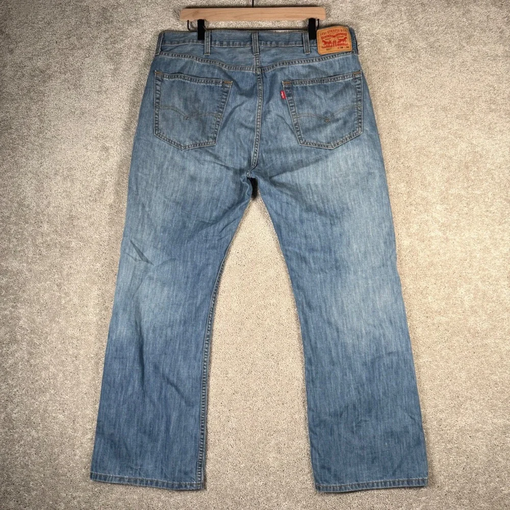 Levi 527 Men's 38x30 Medium Wash Denim Bootcut Jeans Cotton